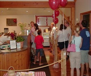 Customers at the Creamery Customers at the Creamery